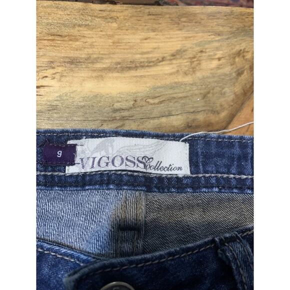 Vigoss Collection Boot Cut Fit Jeans‎ Sz. 9/10 Super Cute Denim Pants - Picture 2 of 5